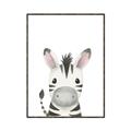 Picture of Sweet Zebra _GroupedProduct_Rectangle_Portrait_Canvas_Framed_