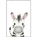 Picture of Sweet Zebra _GroupedProduct_Rectangle_Portrait_Canvas_Framed_