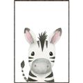 Picture of Sweet Zebra _GroupedProduct_Rectangle_Portrait_Canvas_Framed_