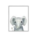 Picture of Sweet Elephant _GroupedProduct_Rectangle_Portrait_Canvas_Framed_