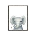 Picture of Sweet Elephant _GroupedProduct_Rectangle_Portrait_Canvas_Framed_