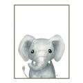 Picture of Sweet Elephant _GroupedProduct_Rectangle_Portrait_Canvas_Framed_