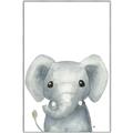 Picture of Sweet Elephant _GroupedProduct_Rectangle_Portrait_Canvas_Framed_