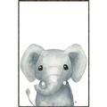 Picture of Sweet Elephant _GroupedProduct_Rectangle_Portrait_Canvas_Framed_