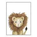 Picture of Sweet Lion _GroupedProduct_Rectangle_Portrait_Canvas_Framed_