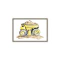 Picture of Yellow Tractor II _GroupedProduct_Rectangle_Landscape_Canvas_Framed_