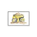 Picture of Yellow Tractor II _GroupedProduct_Rectangle_Landscape_Canvas_Framed_