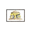 Picture of Yellow Tractor II _GroupedProduct_Rectangle_Landscape_Canvas_Framed_