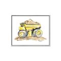 Picture of Yellow Tractor II _GroupedProduct_Rectangle_Landscape_Canvas_Framed_