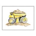 Picture of Yellow Tractor II _GroupedProduct_Rectangle_Landscape_Canvas_Framed_