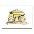 Picture of Yellow Tractor II _GroupedProduct_Rectangle_Landscape_Canvas_Framed_