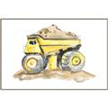 Picture of Yellow Tractor II _GroupedProduct_Rectangle_Landscape_Canvas_Framed_