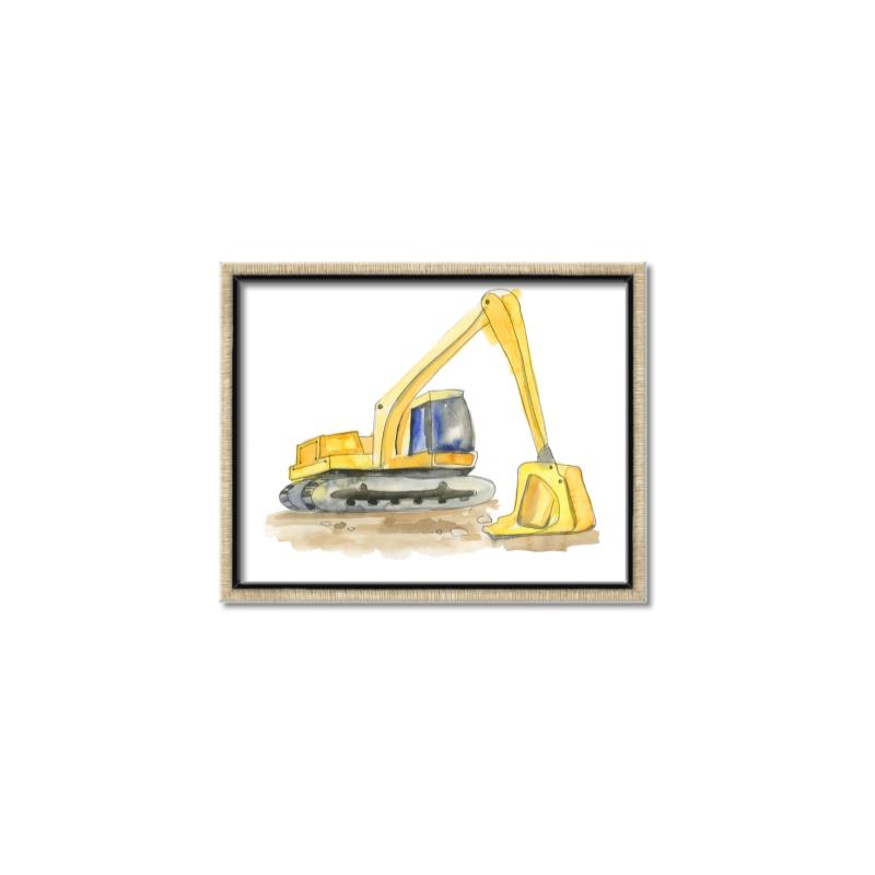 Picture of Crane    _GroupedProduct_Rectangle_Landscape_Canvas_Framed_