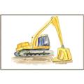 Picture of Crane    _GroupedProduct_Rectangle_Landscape_Canvas_Framed_