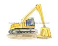 Picture of Crane    _GroupedProduct_Rectangle_Landscape_Unframed_Print_Only_