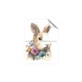 Picture of Sweet Floral Bunny I _GroupedProduct_Rectangle_Portrait_Unframed_Print_Only_