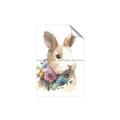Picture of Sweet Floral Bunny I _GroupedProduct_Rectangle_Portrait_Unframed_Print_Only_