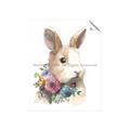 Picture of Sweet Floral Bunny I _GroupedProduct_Rectangle_Portrait_Unframed_Print_Only_
