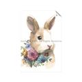 Picture of Sweet Floral Bunny I _GroupedProduct_Rectangle_Portrait_Unframed_Print_Only_
