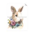 Picture of Sweet Floral Bunny I _GroupedProduct_Rectangle_Portrait_Unframed_Print_Only_