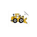 Picture of Yellow Dozer _GroupedProduct_Rectangle_Landscape_Unframed_Print_Only_