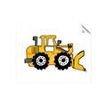 Picture of Yellow Dozer _GroupedProduct_Rectangle_Landscape_Unframed_Print_Only_