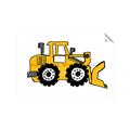 Picture of Yellow Dozer _GroupedProduct_Rectangle_Landscape_Unframed_Print_Only_