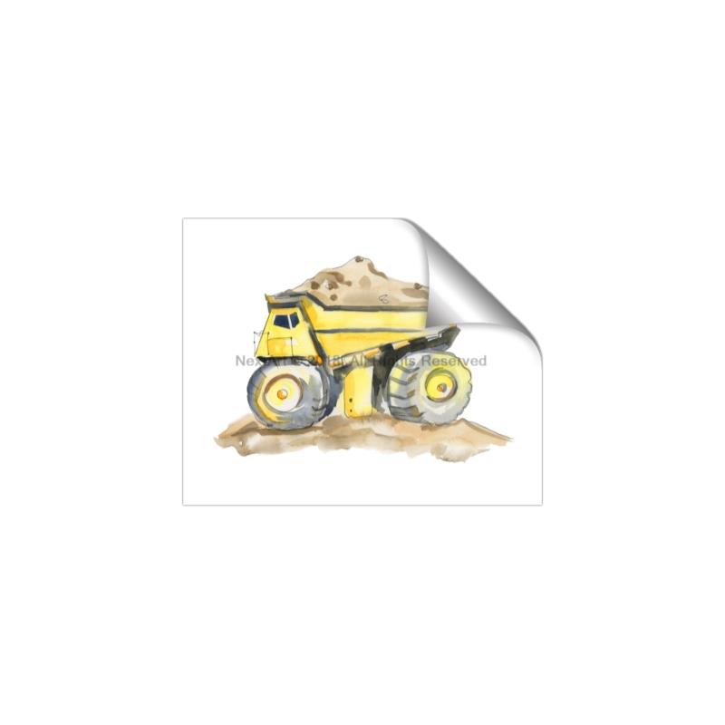 Picture of Yellow Tractor II _GroupedProduct_Rectangle_Landscape_Unframed_Print_Only_