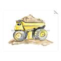 Picture of Yellow Tractor II _GroupedProduct_Rectangle_Landscape_Unframed_Print_Only_
