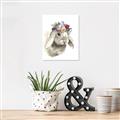 Picture of Sweet Floral Bunny _GroupedProduct_Rectangle_Portrait_Unframed_Print_Only_