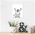 Picture of Sweet Zebra _GroupedProduct_Rectangle_Portrait_Unframed_Print_Only_