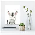 Picture of Sweet Zebra _GroupedProduct_Rectangle_Portrait_Unframed_Print_Only_