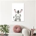 Picture of Sweet Zebra _GroupedProduct_Rectangle_Portrait_Unframed_Print_Only_