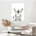 Picture of Sweet Zebra _GroupedProduct_Rectangle_Portrait_Unframed_Print_Only_