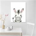 Picture of Sweet Zebra _GroupedProduct_Rectangle_Portrait_Unframed_Print_Only_