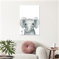 Picture of Sweet Elephant _GroupedProduct_Rectangle_Portrait_Unframed_Print_Only_