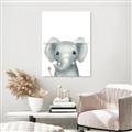 Picture of Sweet Elephant _GroupedProduct_Rectangle_Portrait_Unframed_Print_Only_