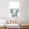 Picture of Sweet Elephant _GroupedProduct_Rectangle_Portrait_Unframed_Print_Only_