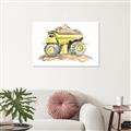 Picture of Yellow Tractor II _GroupedProduct_Rectangle_Landscape_Unframed_Print_Only_