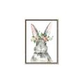 Picture of Floral Bunny _GroupedProduct_Rectangle_Portrait_Canvas_Framed_