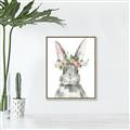 Picture of Floral Bunny _GroupedProduct_Rectangle_Portrait_Canvas_Framed_