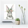 Picture of Floral Bunny _GroupedProduct_Rectangle_Portrait_Unframed_Print_Only_