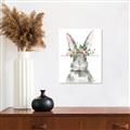 Picture of Floral Bunny _GroupedProduct_Rectangle_Portrait_Unframed_Print_Only_
