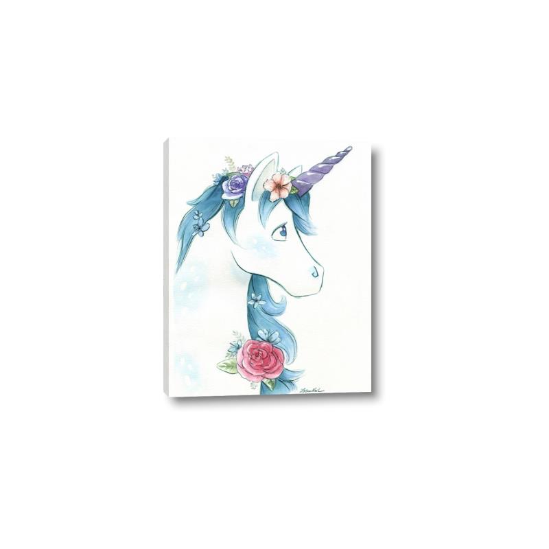 Picture of Blue Unicorn _GroupedProduct_Rectangle_Portrait_Canvas_