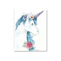 Picture of Blue Unicorn _GroupedProduct_Rectangle_Portrait_Canvas_