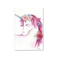 Picture of Pink Unicorn _GroupedProduct_Rectangle_Portrait_Canvas_