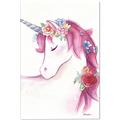 Picture of Pink Unicorn _GroupedProduct_Rectangle_Portrait_Canvas_