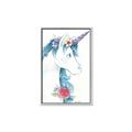 Picture of Blue Unicorn _GroupedProduct_Rectangle_Portrait_Canvas_Framed_