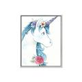 Picture of Blue Unicorn _GroupedProduct_Rectangle_Portrait_Canvas_Framed_