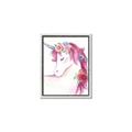 Picture of Pink Unicorn _GroupedProduct_Rectangle_Portrait_Canvas_Framed_